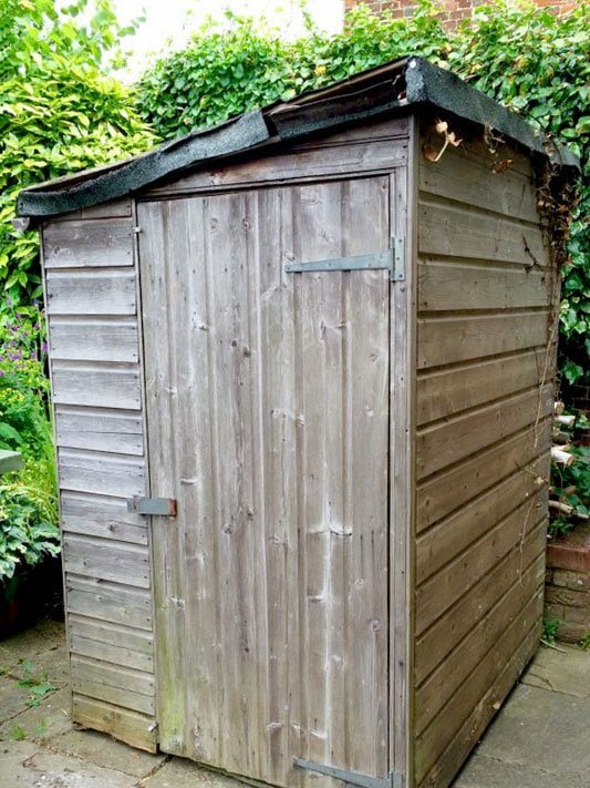 8×10 gable tool storage shed plans blueprints for
