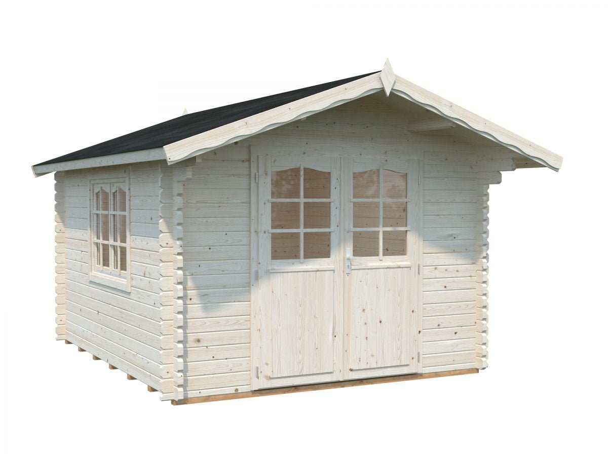 Sally (10.2 sqm) compact Nordic style log cabin