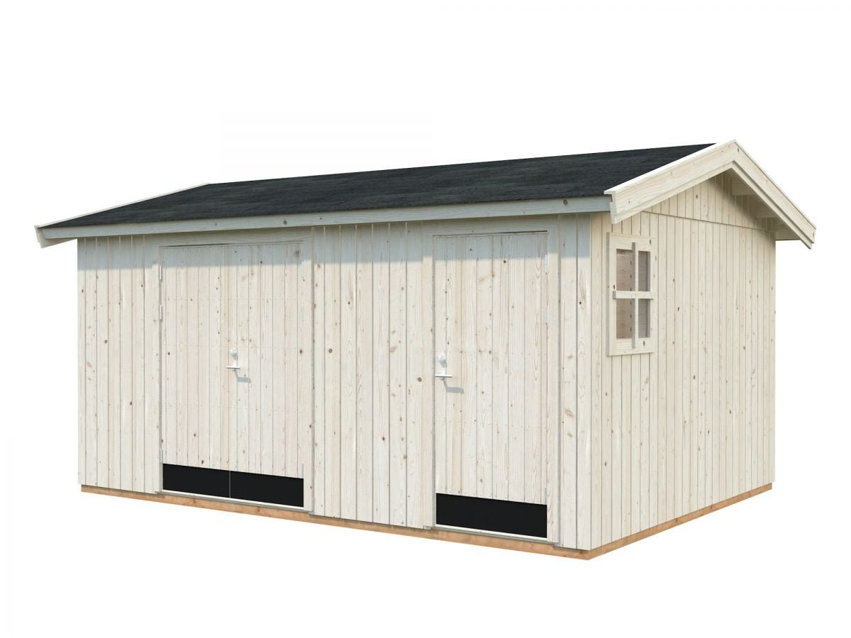 Olaf (13.5 sqm) modern multi-room garden shed