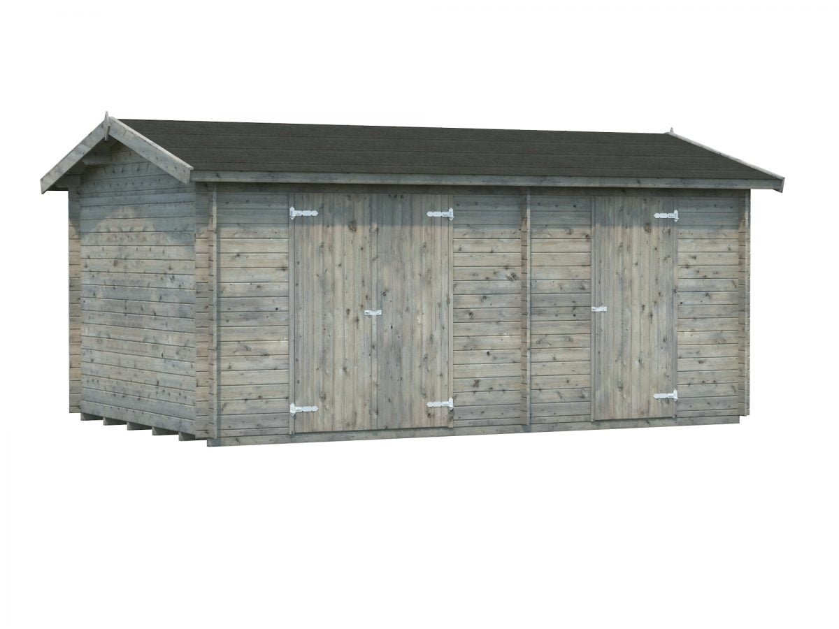 Jari (14.5 sqm) large two room timber shed