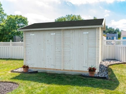 Jari (8.9 sqm) traditional two room garden shed