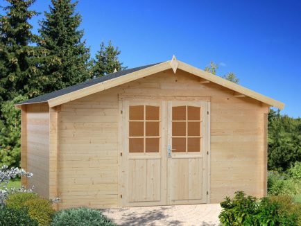 Lotta (13.9 sqm) traditional garden log cabin