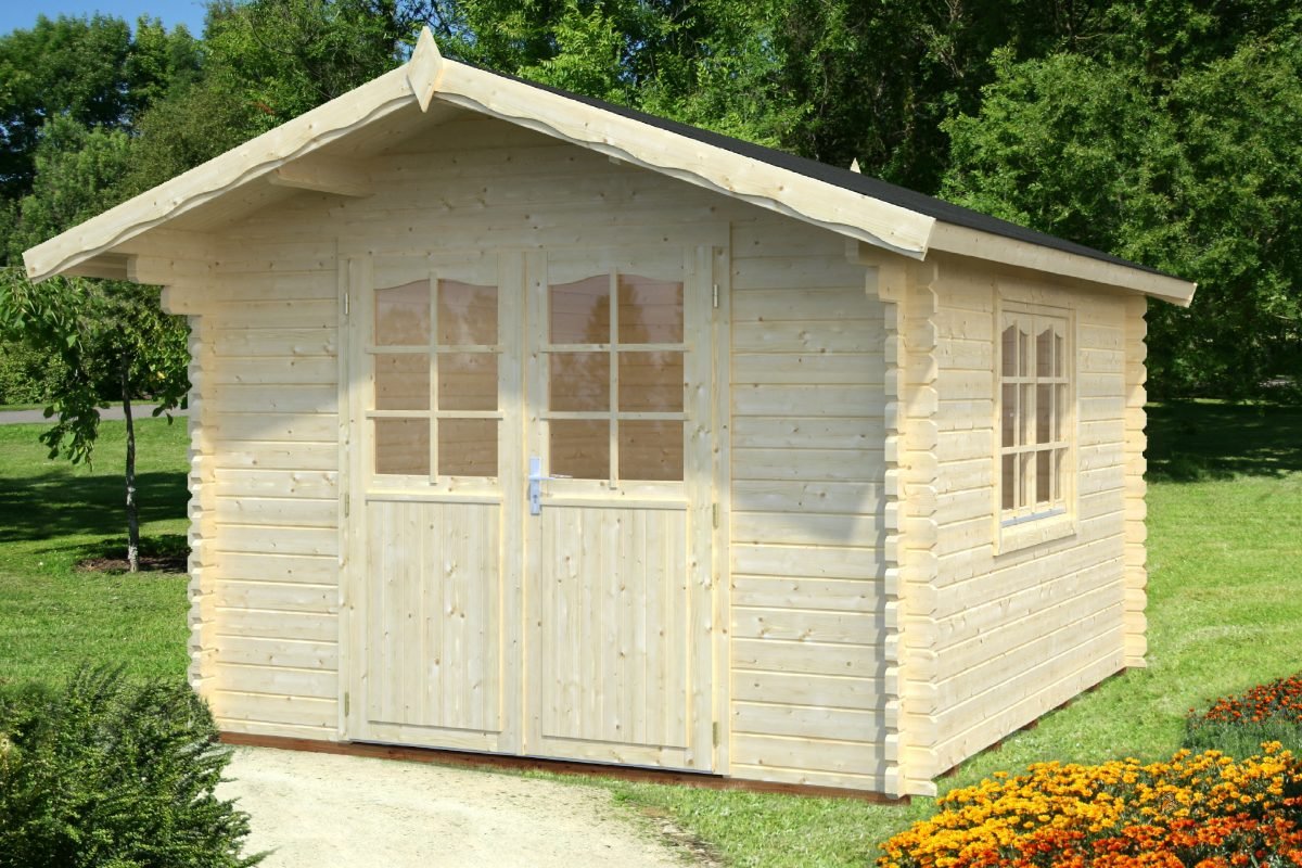 Sally (10.2 sqm) compact Nordic style log cabin