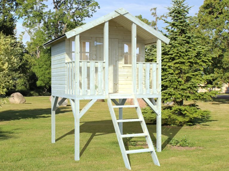 Toby (2.1 sqm) timber playhouse on stilts