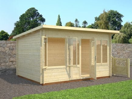 Lisa (11.5 sqm) pent timber garden room