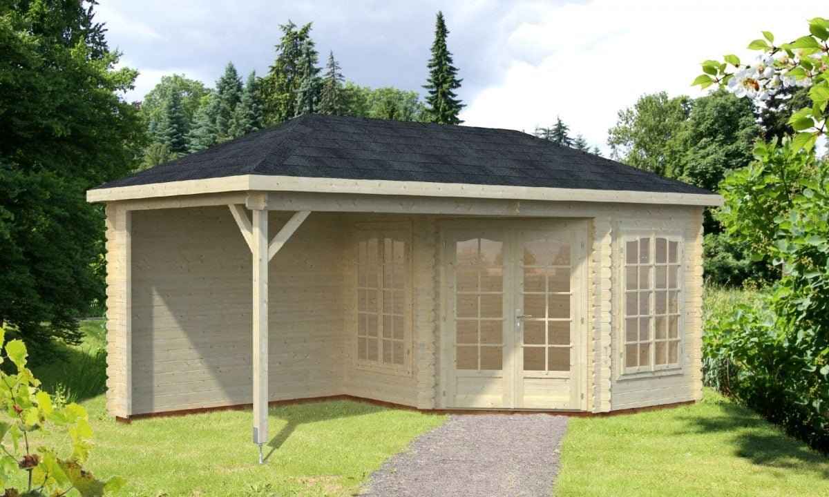 pavilion summer house with canopy