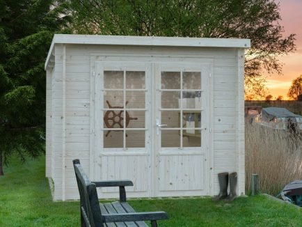 Ella (6.9 sqm) pent summer house with roof extension