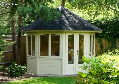 Veronica (6.7 sqm) octagonal summer house | Four windows