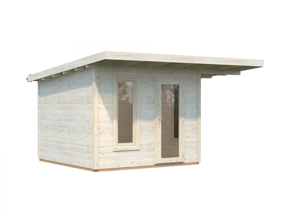 Grace (8.1 sqm) DIY timber garden room with roof canopy