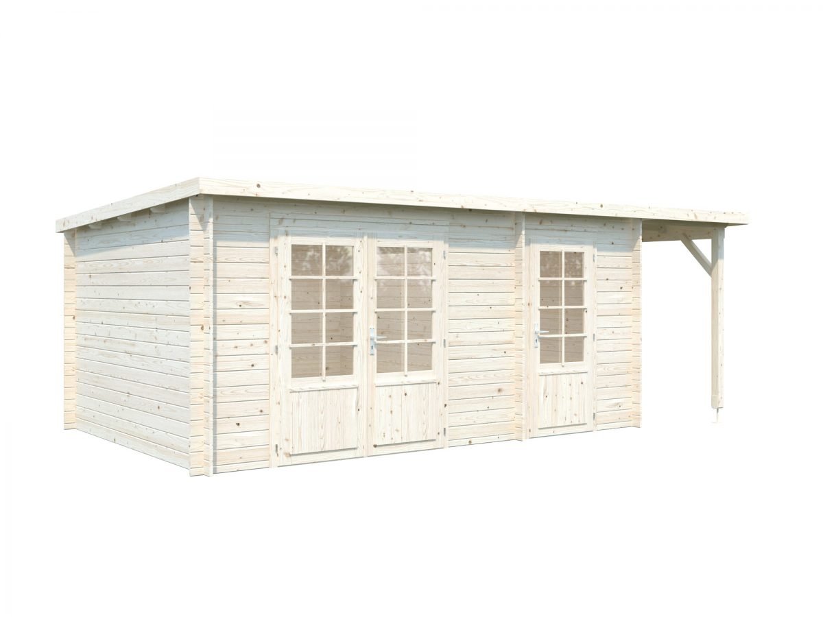 Ella (13.1 sqm) two room summer house with roof extension