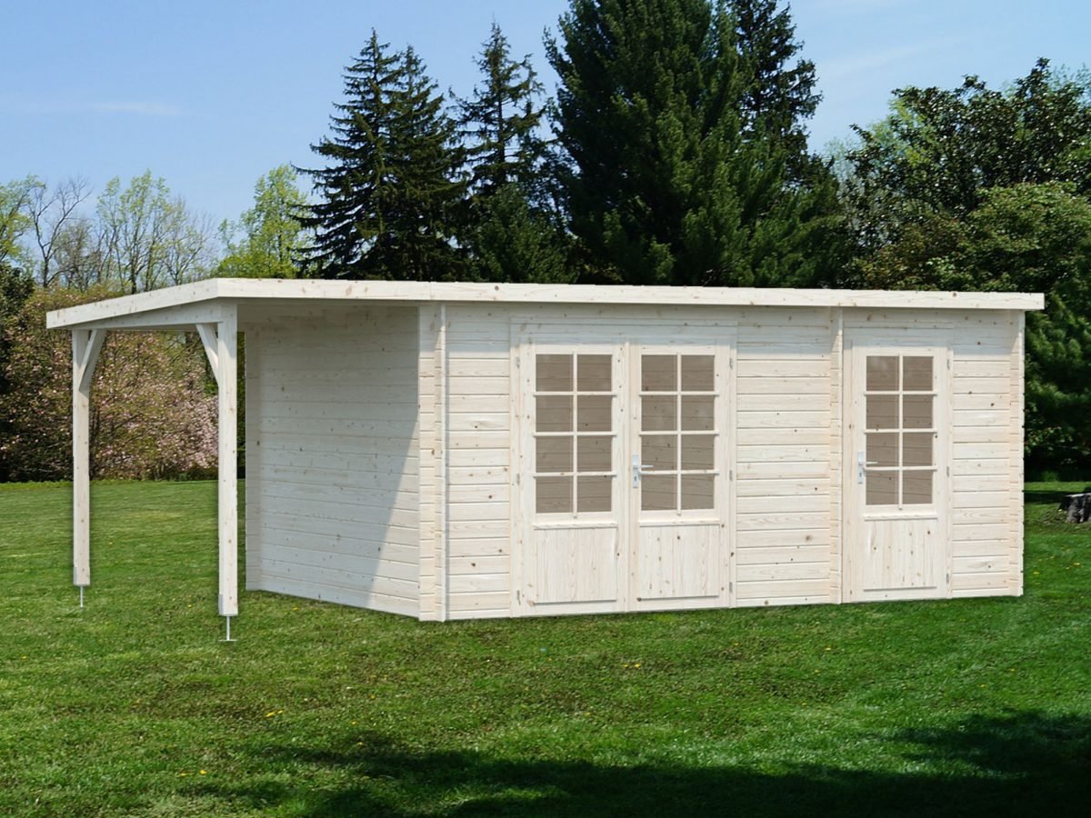 Ella (13.1 sqm) two room summer house with roof extension
